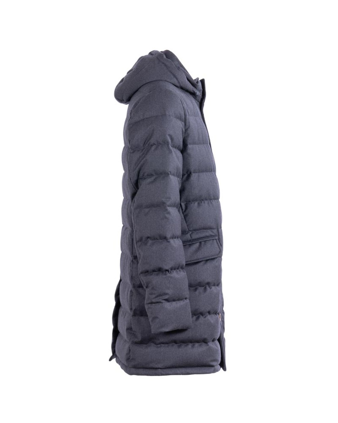 shop MOORER  Giaccone: Moorer cappotto monopetto "Calandri LL" dalla linea dritta imbottito in piuma d'oca e trapuntato a boudin.
Cappuccio staccabile.
Stacchino imbottito removibile.
Vestibilità regolare.
Doppia chiusura frontale con zip e bottoni in corno.
Tasche laterali a filetto e pattina.
Composizione: 90% LANA VERGINE,5% POLIURETANICA,5% CASHMERE.
Made in Italy.. CALANDRI LL-V1980 number 5144597